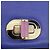 Bulgari Borsa a Spalla BVLGARI Isabella Rossellini in Pelle Blu Oro Auth BA12091A D'oro - vista 17