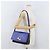 Bulgari Borsa a Spalla BVLGARI Isabella Rossellini in Pelle Blu Oro Auth BA12091A D'oro - vista 26