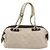 CHANEL Matelassé Boston Tasche aus Lammleder Elfenbein Silber CC Auth YKZ1338A Roh - view 13