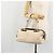 CHANEL Matelassé Boston Tasche aus Lammleder Elfenbein Silber CC Auth YKZ1338A Roh - view 22