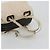 CHANEL Matelassé Boston Tasche aus Lammleder Elfenbein Silber CC Auth YKZ1338A Roh - view 7