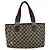 Borsa a Mano Gucci GG Canvas Sherry Line Rossa Blu Navy 145810 Auth 175695 Rosso - vista 13