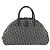 Christian Dior Trotter Canvas Saddle Hand Bag Navy Gold Auth 175481A Golden Navy blue - view 2