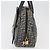 Christian Dior Trotter Canvas Saddle Hand Bag Navy Gold Auth 175481A Golden Navy blue - view 3