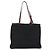 PRADA Borsa a mano in nylon nero argento Auth 175995A - vista 2