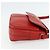 Borsa a mano CÉLINE Circle in pelle 2 in 1 rossa oro Auth YKZ1539A Rosso D'oro - vista 4