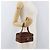 Pochette Cosmetica GUCCI Vanity Camoscio Marrone Oro 032 106 0141 Auth mr2301 D'oro - vista 20