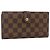 LOUIS VUITTON Portafoglio Clutch Continental Damier Ebene T61219 LV Auth 175980