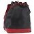 Louis Vuitton Epi Noe Schultertasche Bicolor Schwarz Rot M44017 LV Auth BAZ843
