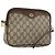 Gucci Borsa a Spalla GG Supreme PVC Beige Oro 97 02 068 Auth 175282 D'oro