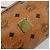 Borsa a Spalla MCM Vicetos Logogram in Pelle PVC Marrone Oro Auth 175181 D'oro - vista 12