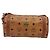 Borsa a Spalla MCM Vicetos Logogram in Pelle PVC Marrone Oro Auth 175181 D'oro - vista 13