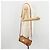 Borsa a Spalla MCM Vicetos Logogram in Pelle PVC Marrone Oro Auth 175181 D'oro - vista 19