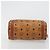 Borsa a Spalla MCM Vicetos Logogram in Pelle PVC Marrone Oro Auth 175181 D'oro - vista 5