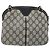 Borsa a Spalla Gucci GG Supreme Sherry Line PVC Blu Navy Oro Auth 175532 D'oro - vista 2