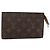 LOUIS VUITTON Monogram Bucket PM Accessory Pouch LV Auth YKZ1379