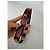 Cintura in pelle vintage Givenchy 4G logo bordeaux 65 Bordò - vista 3