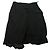 Gonna A-Line in Seta Vintage Givenchy con Dettaglio Fiocco Nera XL Nero