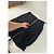 Gonna A-Line in Seta Vintage Givenchy con Dettaglio Fiocco Nera XL Nero - vista 6