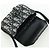 Borsa a Spalla in Tela Trotter Dior Lock Christian Dior Navy Argento Auth 175822M - vista 10