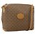 Gucci Borsa a Spalla Micro GG Supreme PVC Beige Oro 001 115 4916 Auth 175955 D'oro