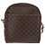 Céline Borsa a spalla in tela Macadam CELINE in pelle PVC marrone oro Auth 176036 D'oro - vista 2