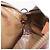 Céline Borsa a spalla in tela Macadam CELINE in pelle PVC marrone oro Auth 176036 D'oro - vista 22