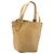 Coach Borsa Tote in Pelle Beige Oro Auth 174865 D'oro