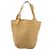 Coach Borsa Tote in Pelle Beige Oro Auth 174865 D'oro - vista 2