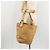 Coach Borsa Tote in Pelle Beige Oro Auth 174865 D'oro - vista 22