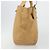 Coach Borsa Tote in Pelle Beige Oro Auth 174865 D'oro - vista 4