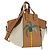 LOEWE Ken Price Collection Hammock Pequena Bolsa Canvas 2way Bege Auth YKZ1326SAM Prata