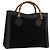 Borsa a Mano GUCCI Bamboo Camoscio Nero Oro 002 1186 0260 Auth BA12037 D'oro