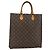 LOUIS VUITTON Borsa Sac Plat Monogram M51140 LV Auth ka3879 Monogramma