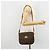 Céline Borsa a Spalla in Tela Macadam CELINE in Pelle PVC Marrone Oro Auth YKZ1298 D'oro - vista 24