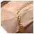 Gucci Borsa tote Micro GG Supreme in PVC beige e oro Auth 175743 D'oro - vista 21