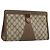 Borsa Sherry Line GG Supreme Web di GUCCI in PVC beige e oro 89 01 033 Auth yk20320 D'oro