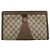 Borsa Sherry Line GG Supreme Web di GUCCI in PVC beige e oro 89 01 033 Auth yk20320 D'oro - vista 13