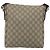 Gucci Bolsa de Ombro GG Supreme PVC Bege Ouro Auth 175441 Dourado - vista 2