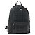 MCM Vicetos Logogram Zaino PVC Nero Argento Auth ka3959A