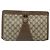 GUCCI GG Supreme Web Sherry Line Clutch Bag PVC Beige 89 01 033 Auth ti3825 - vista 13