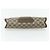 GUCCI GG Supreme Web Sherry Line Clutch Bag PVC Beige 89 01 033 Auth ti3825 - vista 6