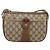 Gucci Borsa GG Supreme Web Sherry Line in PVC beige e oro 56 02 032 Auth YKZ1559 D'oro - vista 13