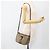 Gucci Borsa GG Supreme Web Sherry Line in PVC beige e oro 56 02 032 Auth YKZ1559 D'oro - vista 24