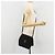 Saint Laurent Borsa a Spalla in Nylon Nero Oro Auth 175161 D'oro - vista 23