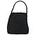 PRADA Borsa a mano in nylon nero argento Auth 175323 - vista 13