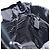 PRADA Borsa a mano in nylon nero argento Auth 175323 - vista 19