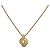 Collana Christian Dior in metallo dorato Auth ka3902