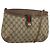 Gucci Borsa GG Supreme Web Sherry Line in PVC beige e oro 904 02 026 Auth 175546 D'oro