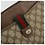 Gucci Borsa GG Supreme Web Sherry Line in PVC beige e oro 904 02 026 Auth 175546 D'oro - vista 19